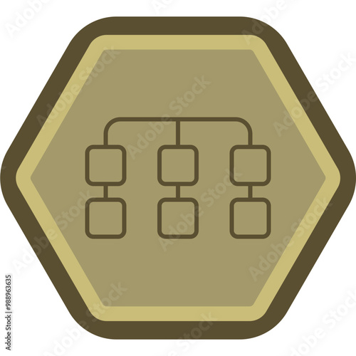 Taxonomy Vector Icon Design