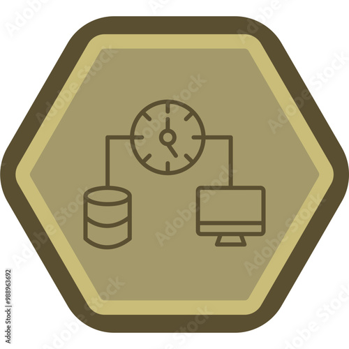 Latency Vector Icon Design