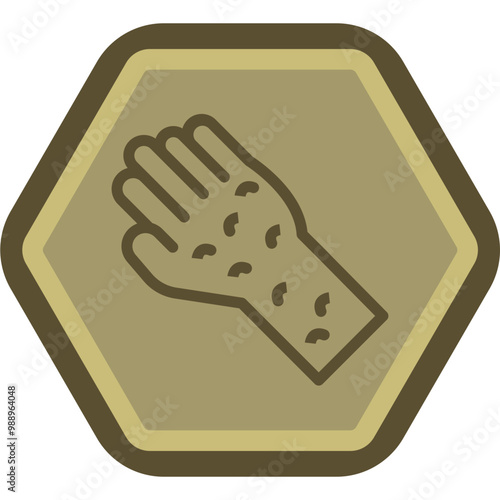 Skin Rash Vector Icon Design