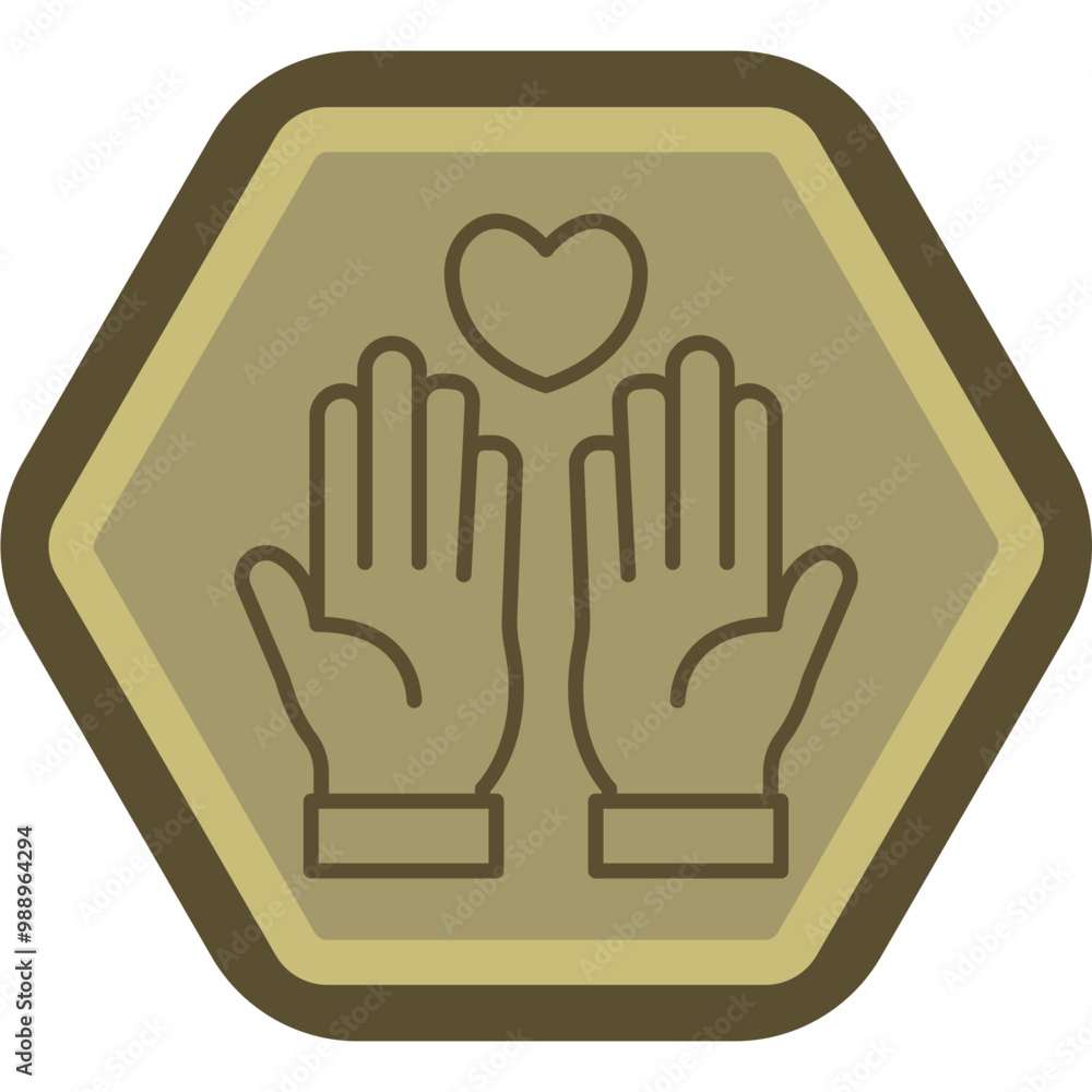 Prayer Vector Icon Design