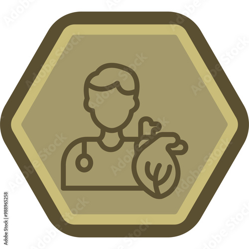 Cardiologist Vector Icon Design