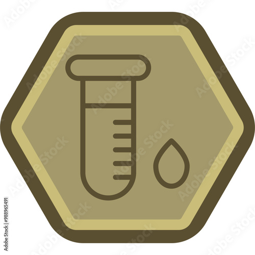 Blood Test Vector Icon Design