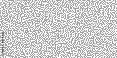 Abstract Reaction-diffusion or Turing pattern natural texture in coral grey gradient colour scheme. Linear design with biological shapes. Organic lines in memphis. abstract turing organic wallpaper.	