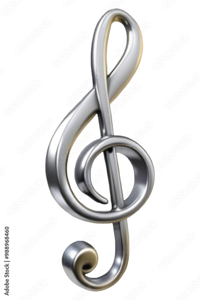 silver treble clef silver treble clef