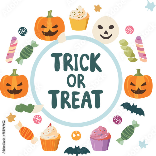 Wallpaper Mural 'Trick or Treat' Halloween decor Torontodigital.ca