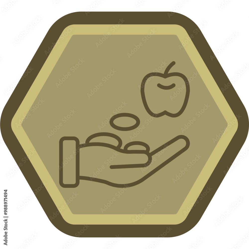 Famine Icon Design
