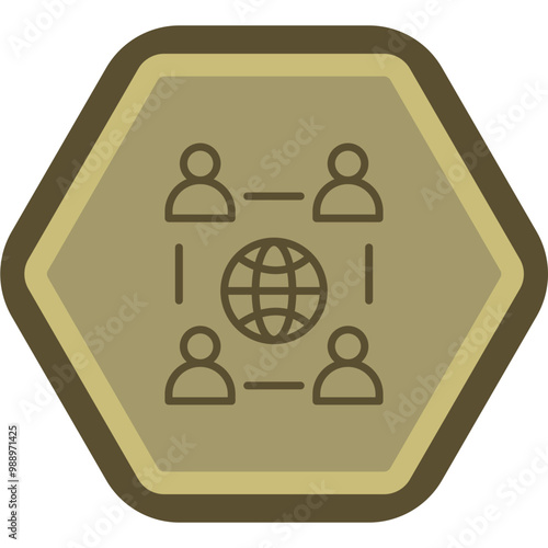 Remote Job Icon Design photo