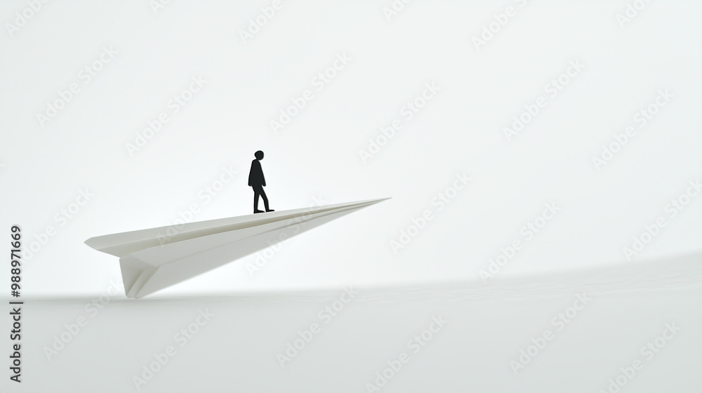 Paper Airplane Flight - Miniature Riders Giant Glide Paper Airplane Flight - Miniature Riders Giant Glide