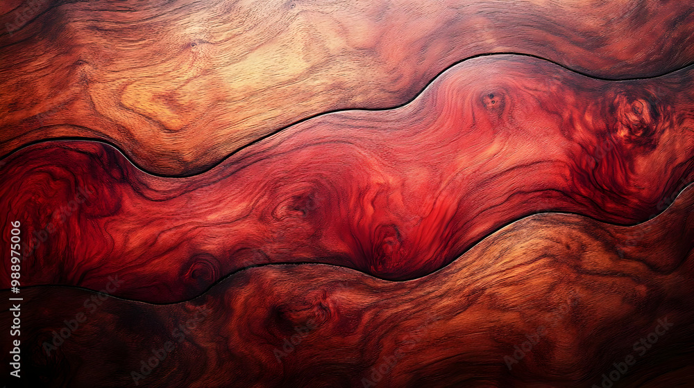 Fototapeta premium Red Wood Texture Background