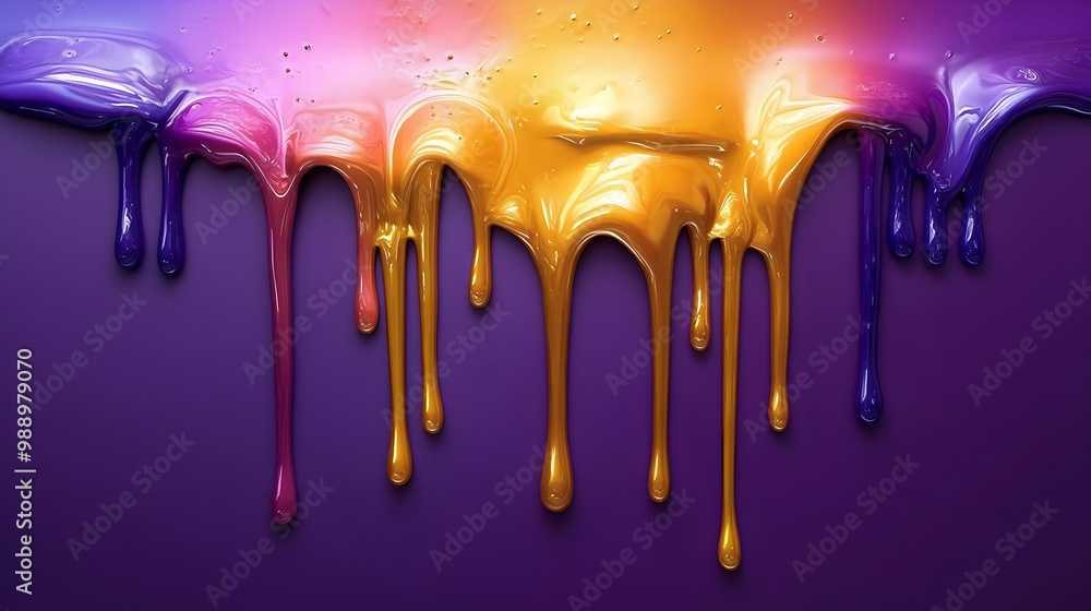 Dripping Paint Colors - Abstract Art Dripping Paint Colors - Abstract Art