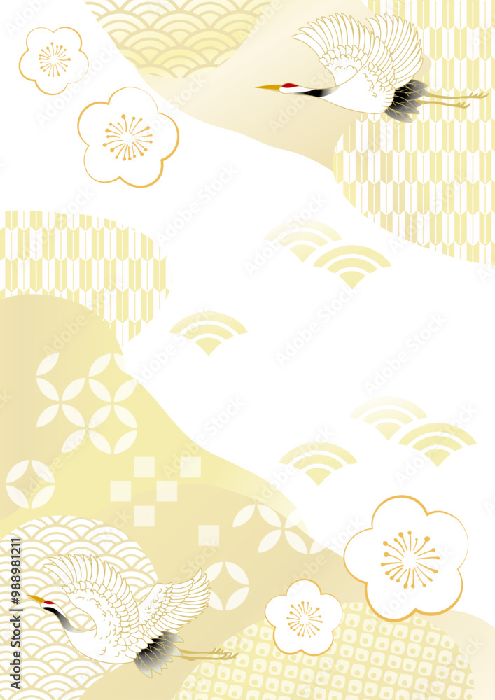 和風柄 和風背景イラスト 和風柄 和風背景イラスト