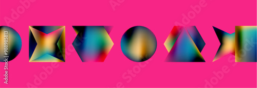 Fluid color geometric shapes abstract background. Vector Illustration For Wallpaper, Banner, Background, Card, Book Illustration, landing page