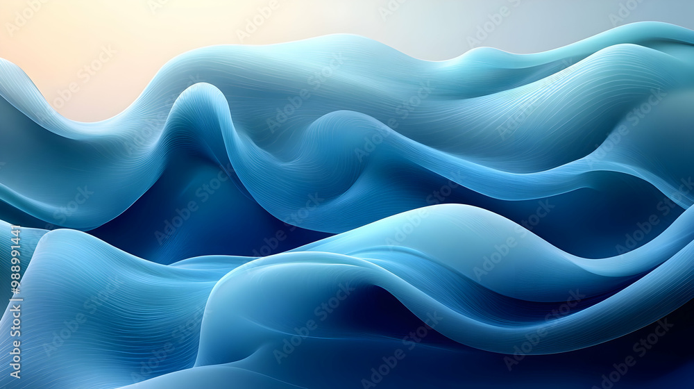 Abstract Blue Waves, Soft Lines, Digital Art, 3D Rendering, Graphic Design, Minimalist, Abstract Background, Fluid Shapes, Motion Graphics, Background Design Abstract Blue Waves, Soft Lines, Digital Art, 3D Rendering, Graphic Design, Minimalist, Abstract Background, Fluid Shapes, Motion Graphics, Background Design