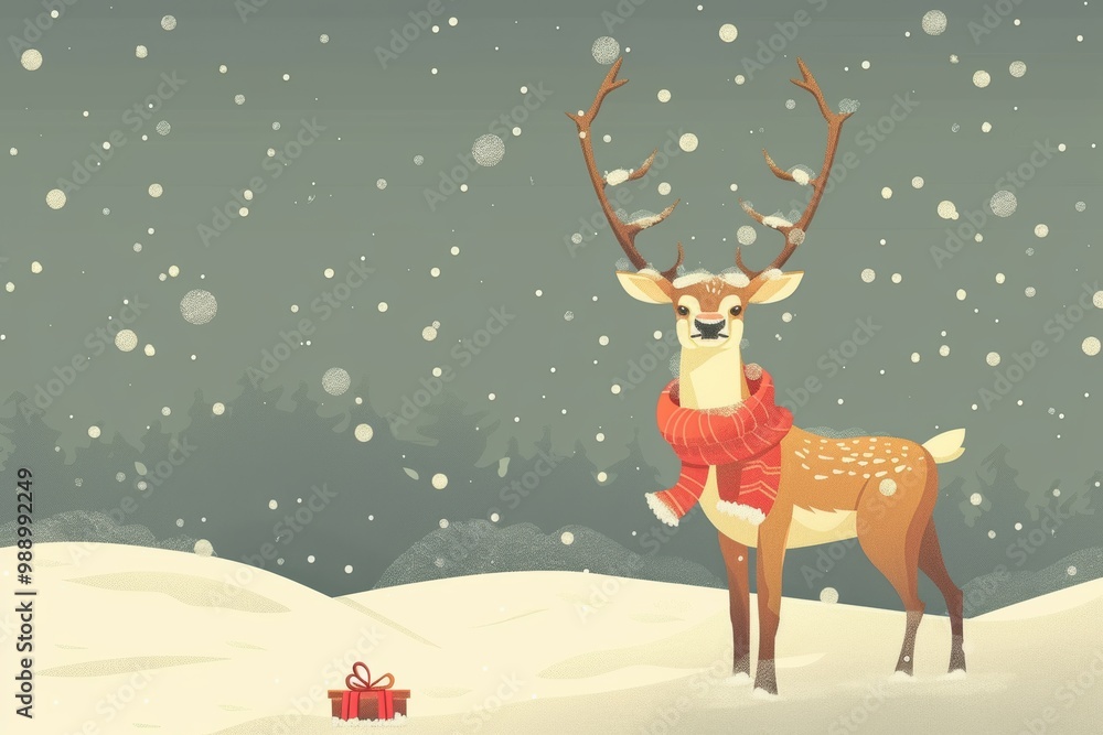 Reindeer in snowy Lapland, experiencing hot winter tours and festive adventures. Reindeer in snowy Lapland, experiencing hot winter tours and festive adventures.