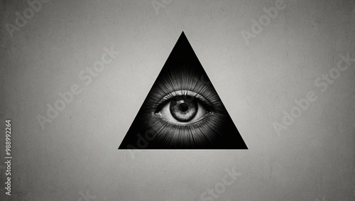 All-seeing eye in a triangle
