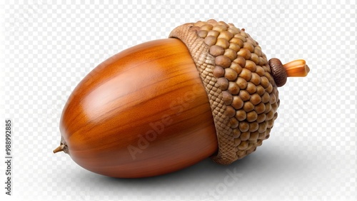 Acorn isolated on transparent background