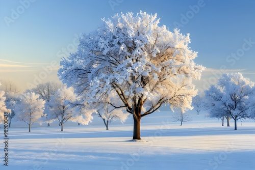 landscape with trees