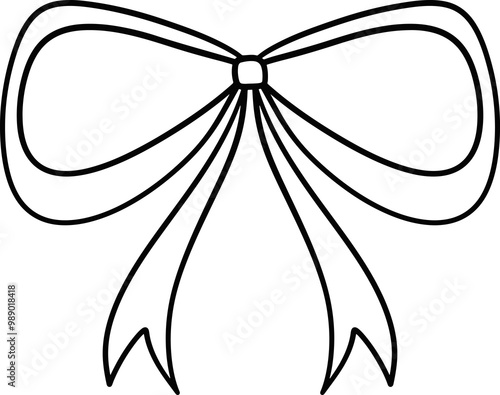Ribbon Outline
