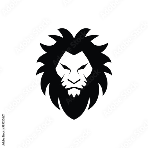simple lion logo design