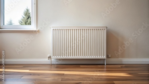 Wallpaper Mural A radiator heater providing warmth in an empty apartment Torontodigital.ca