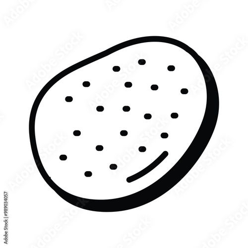 For representing cooked meals and everyday recipe use this potato icon