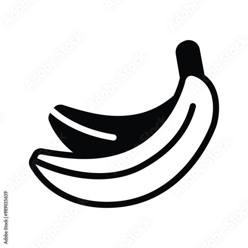 For illustrating fresh fruit and healthy choices use this banana icon