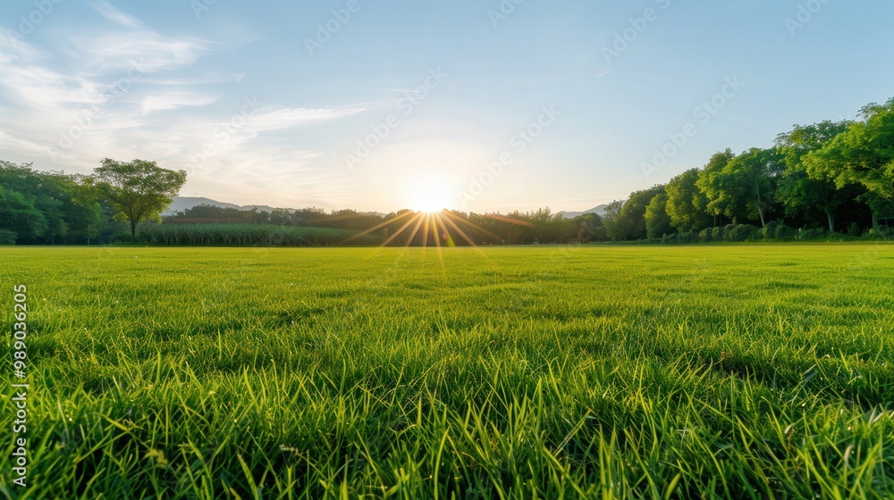 Vibrant Sunlit Meadow, a serene landscape featuring a radiant sun illuminating a vast expanse of lush green grass, inviting tranquility and connection with nature. Vibrant Sunlit Meadow, a serene landscape featuring a radiant sun illuminating a vast expanse of lush green grass, inviting tranquility and connection with nature.