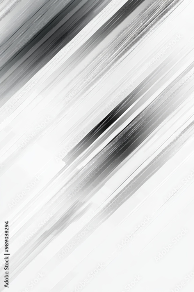 Fototapeta premium Modern Minimalist Abstract Background with Smooth Gray-To-White Gradient and Geometric Lines