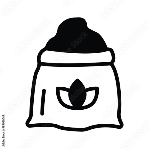 Flour icon, a fundamental cooking component