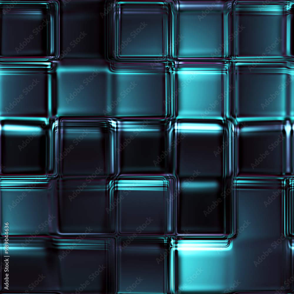 Blue glass blocks seamless and tile able, blue tiles Blue glass blocks seamless and tile able, blue tiles