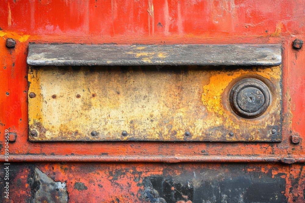 Rustic textures on old train car door Rustic textures on old train car door