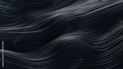 colorful waves abstract background in 3d render.AI generated