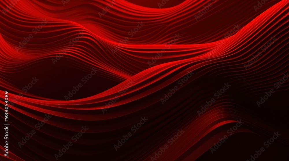 colorful waves abstract background in 3d render.AI generated colorful waves abstract background in 3d render.AI generated