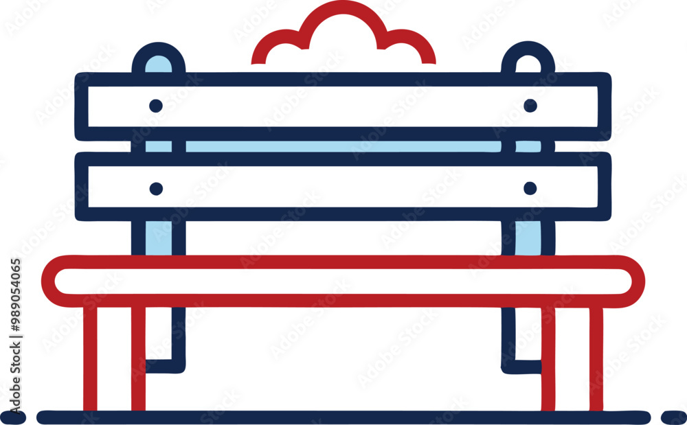 Winter Wonderland Park Bench Outline in Vector Style
Winter Wonderland Park Bench Outline in Vector Style