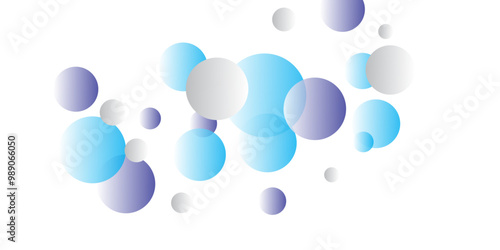 colourfull vector with circles background, spheres. Abstract spots. style with colored gradient. 