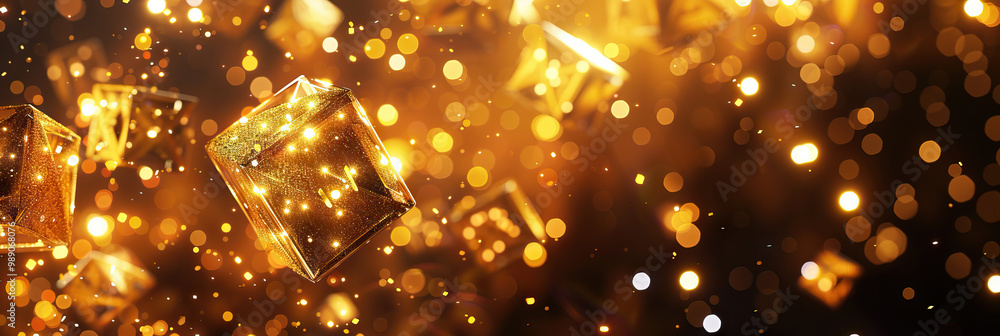 Gold Game Show Glitter: Luxurious Golden Accents Gold Game Show Glitter: Luxurious Golden Accents