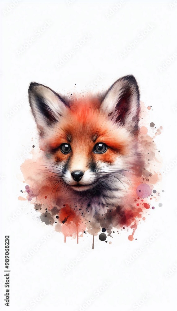 Fototapeta premium süßes Fuchsbaby