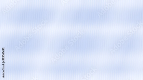 White and blue ribbed glass texture background. Soft frosted acrylic reeded wavy surface. Fluted door window close-up. The glassy background design creates a delicate, airy feel—a vector illustration.