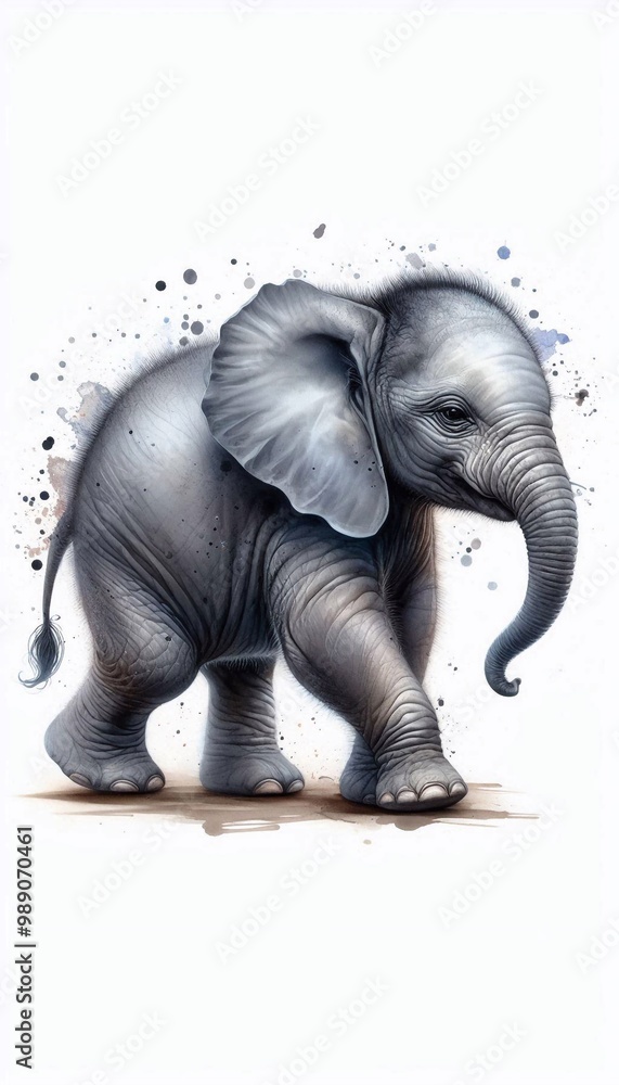 Obraz premium Elefantenbaby