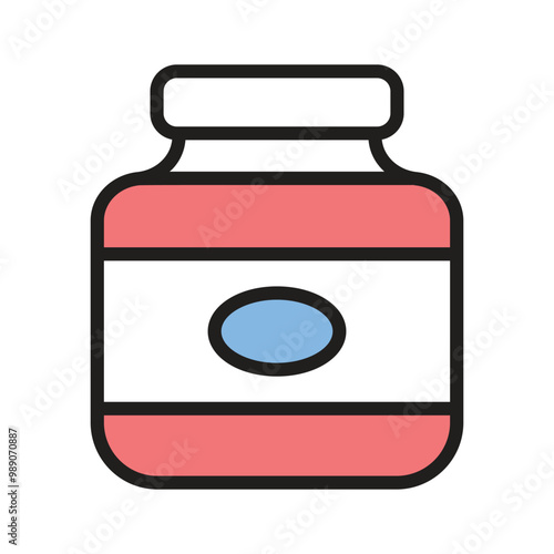 Protein bottle icon, promoting health and fitness