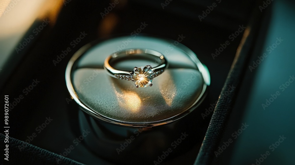 Diamond Engagement Ring in a Box Diamond Engagement Ring in a Box