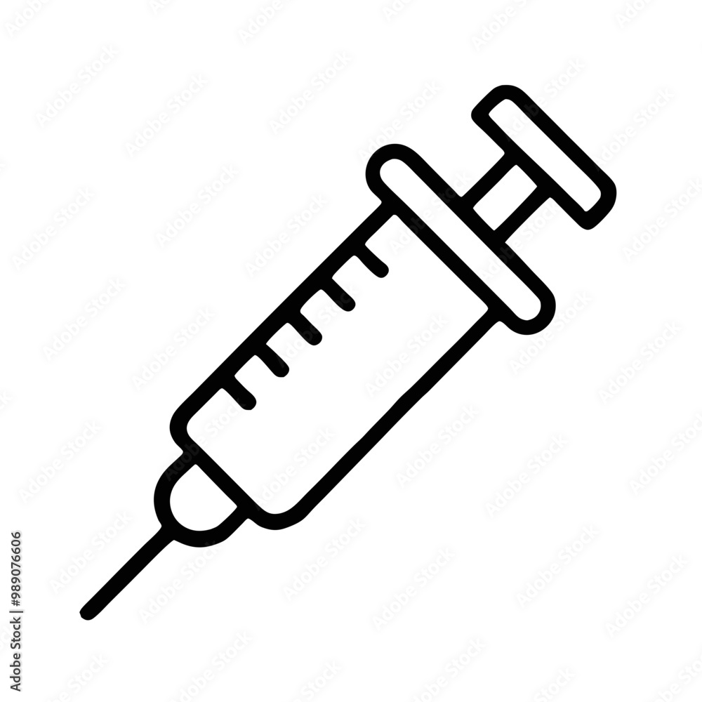 Minimalistic Syringe Icon for Websites and Apps Minimalistic Syringe Icon for Websites and Apps