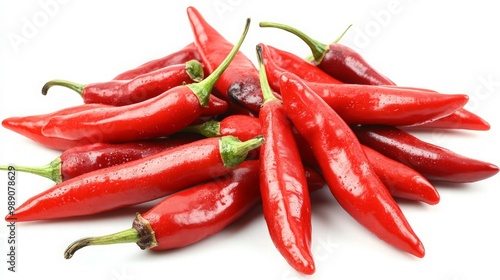 Pile of Red Chili Peppers