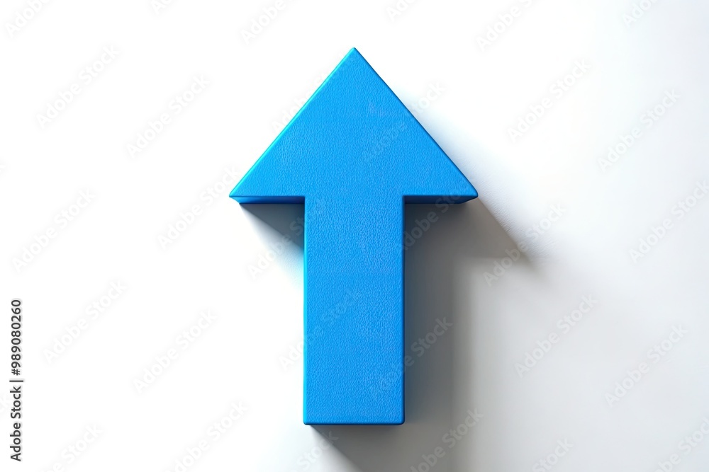 A bold, bright blue arrow pointing upwards, set against a clean white background, symbolizing growth, progress, and direction in a modern, minimalist aesthetic. A bold, bright blue arrow pointing upwards, set against a clean white background, symbolizing growth, progress, and direction in a modern, minimalist aesthetic.