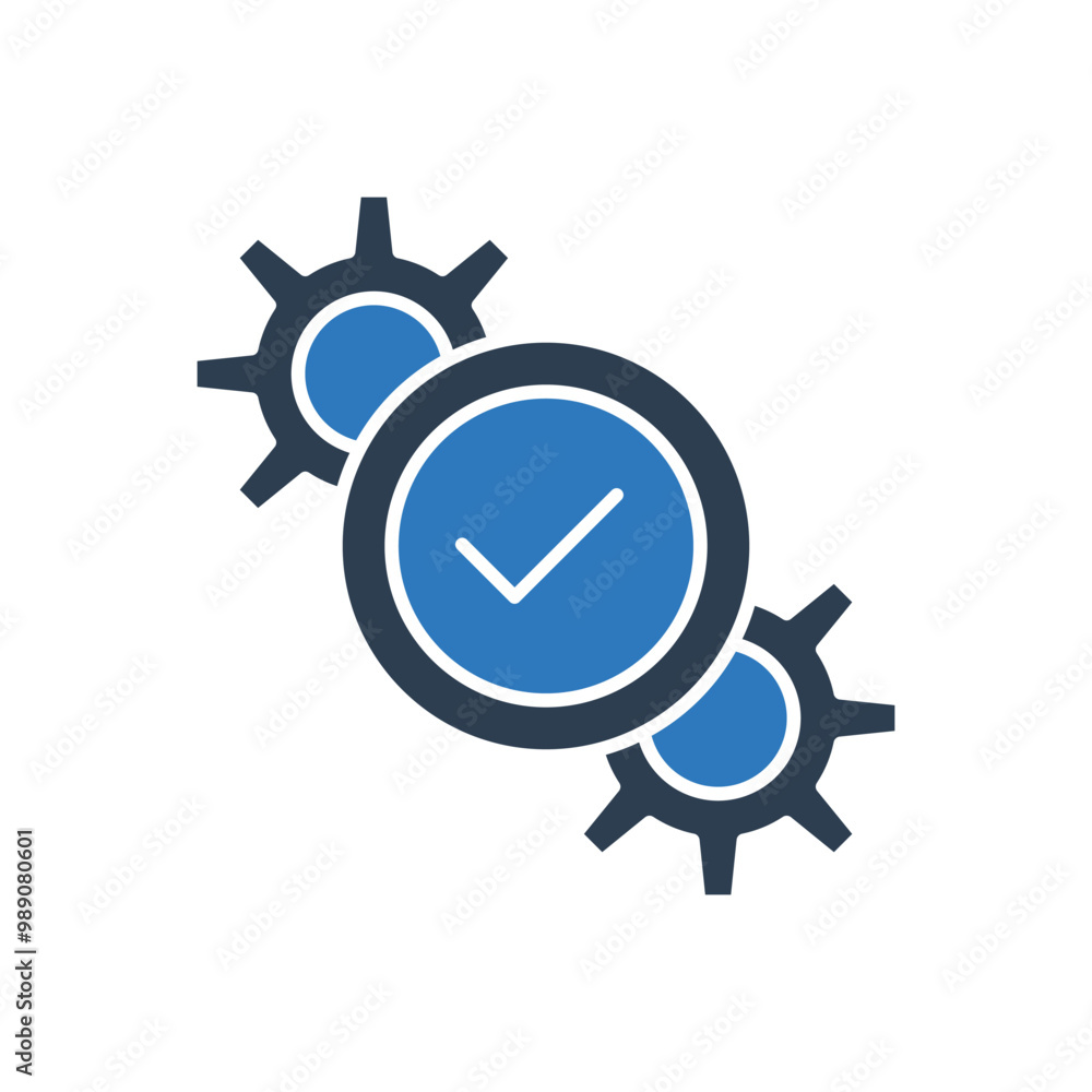 Setting Done Icon Sign Symbol Setting Done Icon Sign Symbol