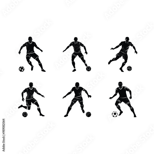 Football Player Generative AI Vector and Line Art Design