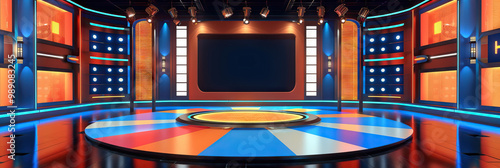 Rich Brown Game Show Backdrops for Sophisticated Events