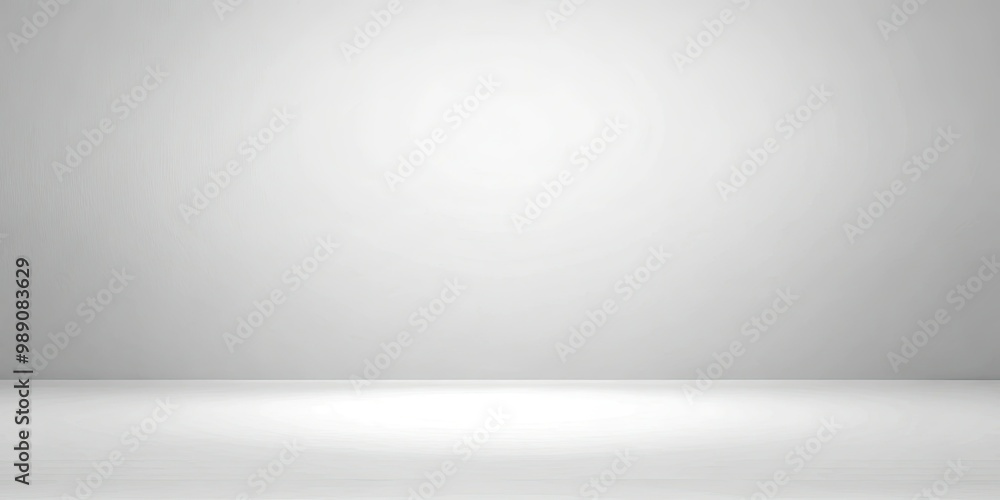 A clean and minimalist white background with subtle gradient, providing an ideal blank canvas for product photography, graphic designs, and digital compositions.