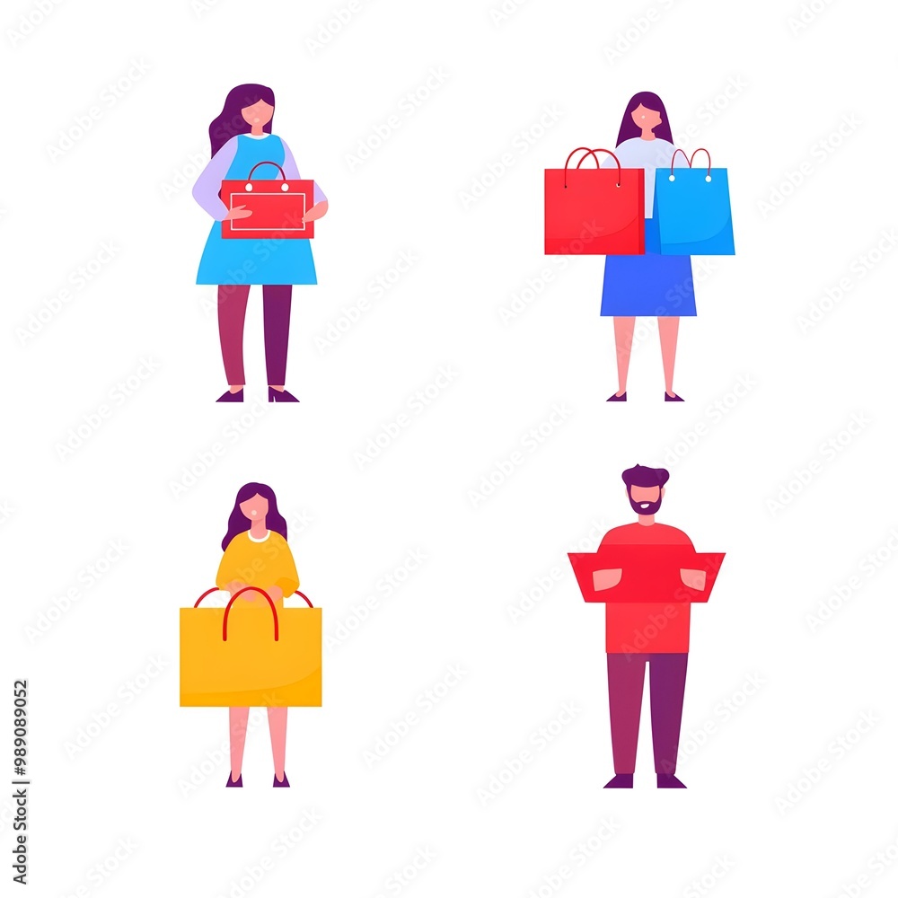 Online Shopping Adventure, A lively character exploring a vibrant digital marketplace filled with colorful products and engaging offers Online Shopping Adventure, A lively character exploring a vibrant digital marketplace filled with colorful products and engaging offers