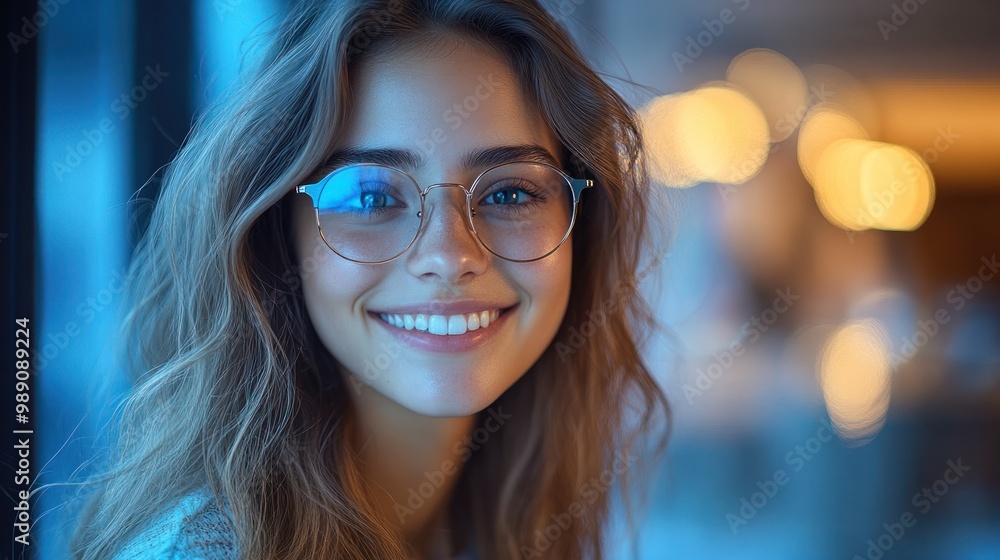 A cheerful young woman enjoys her time at a relaxed café, radiating joy and warmth A cheerful young woman enjoys her time at a relaxed café, radiating joy and warmth